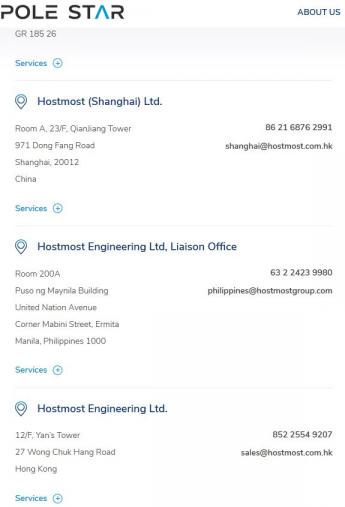 POLESTAR HOSTMOST LIST